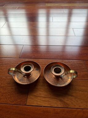 Coppercraft Guild Copper Chambersticks – Pair – Taunton, Massachusetts